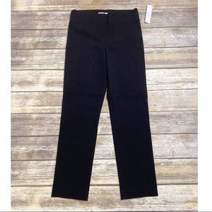 Margaret M  Slimming Pants high waisted Pull On Plain Pant Black size M